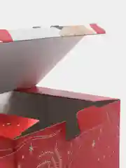 Красный коробка складная Happy New Year, 22 х 15 х 10 см