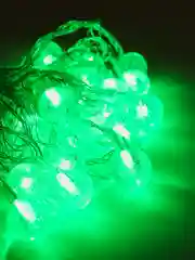 Желтый шарики светодиодные 5 метров/6 цветов