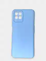 Небесно-голубой чехол силиконовый для Realme 8i / Narzo 50 4G (Реалми 8Ай / Нарзо 50), Silicone Cover