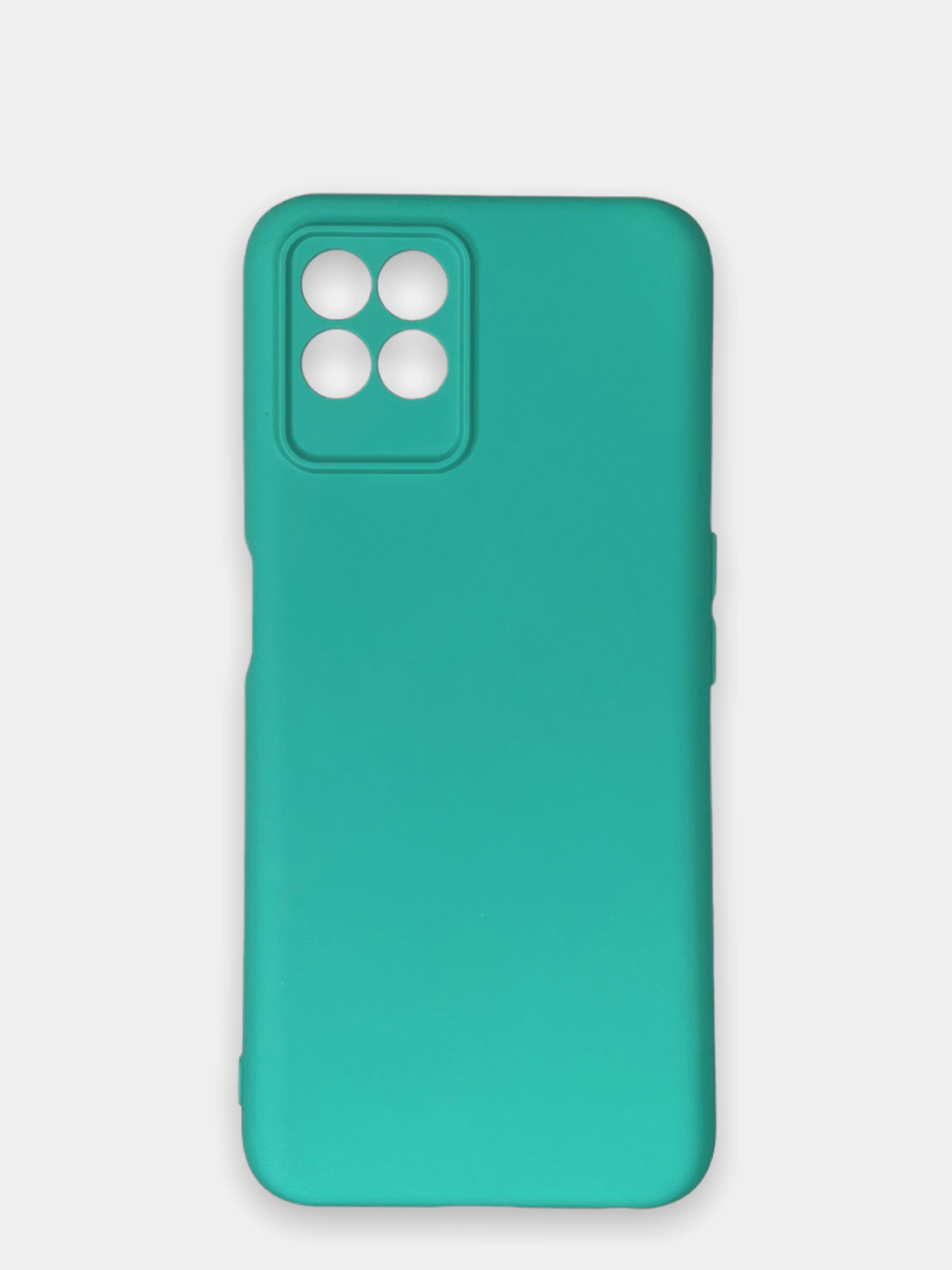 Бирюзовый чехол силиконовый для Realme 8i / Narzo 50 4G (Реалми 8Ай / Нарзо 50), Silicone Cover