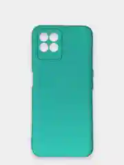 Бирюзовый чехол силиконовый для Realme 8i / Narzo 50 4G (Реалми 8Ай / Нарзо 50), Silicone Cover