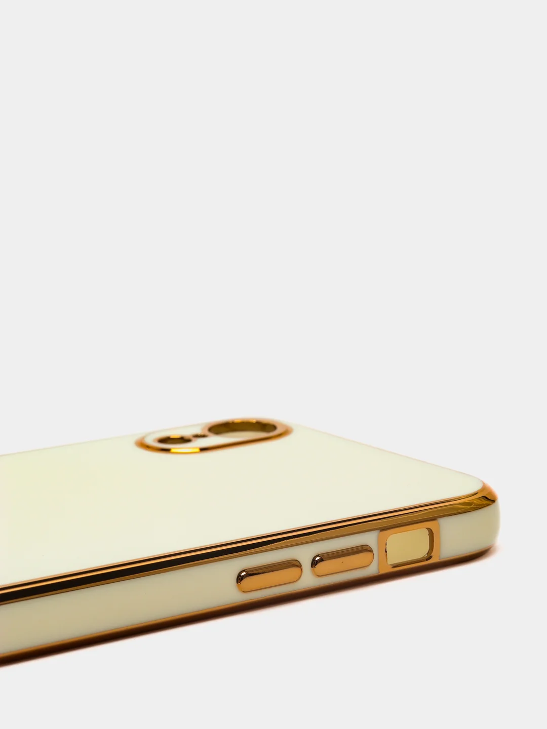Белый дизайнерский чехол для айфон NANARUSI с квадратной рамкой Apple IPhone