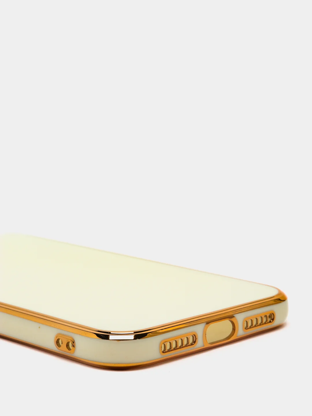 Белый дизайнерский чехол для айфон NANARUSI с квадратной рамкой Apple IPhone