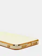 Белый дизайнерский чехол для айфон NANARUSI с квадратной рамкой Apple IPhone