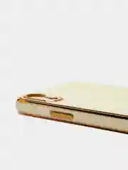 Белый дизайнерский чехол для айфон NANARUSI с квадратной рамкой Apple IPhone
