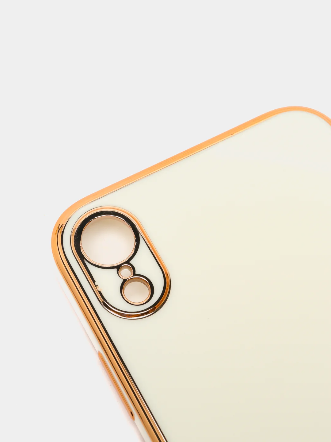 Белый дизайнерский чехол для айфон NANARUSI с квадратной рамкой Apple IPhone