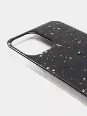 Черный чехол на iphone 12 promax на шнурке