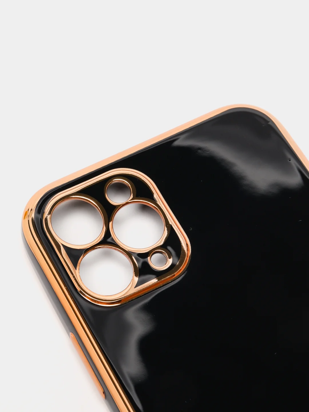 Черный дизайнерский чехол для айфон NANARUSI с квадратной рамкой Apple IPhone