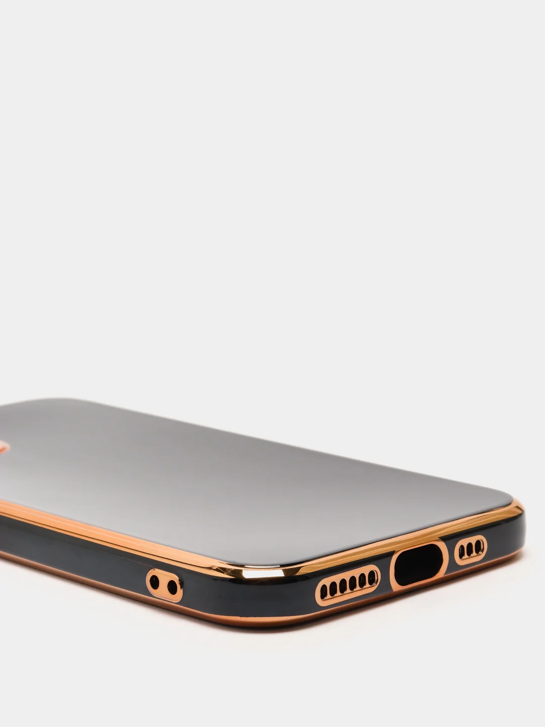 Черный дизайнерский чехол для айфон NANARUSI с квадратной рамкой Apple IPhone