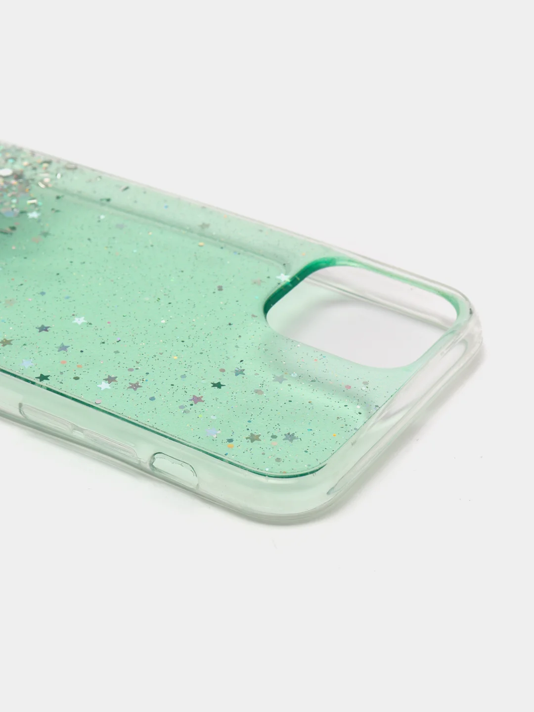 Бирюзовый чехол на iphone 11 pro на шнурке