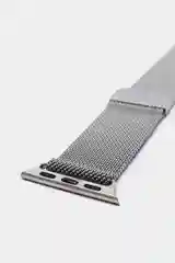Серебряный ремешок для Apple Watch "Миланская петля"