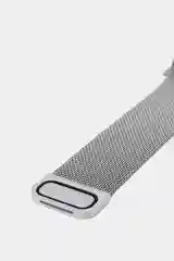 Серебряный ремешок для Apple Watch "Миланская петля"