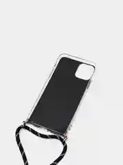 Черный чехол на iphone 11 pro на шнурке