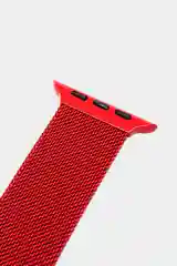 Красный ремешок для Apple Watch "Миланская петля"