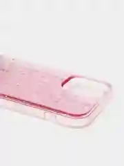 Розовый чехол на iphone 12 pro на шнурке
