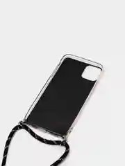 Черный чехол на iphone 11 promax на шнурке
