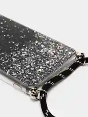 Черный чехол на iphone 11 promax на шнурке