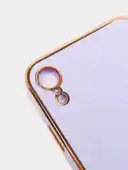 Лавандовый дизайнерский чехол для айфон NANARUSI с квадратной рамкой Apple IPhone