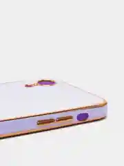 Лавандовый дизайнерский чехол для айфон NANARUSI с квадратной рамкой Apple IPhone