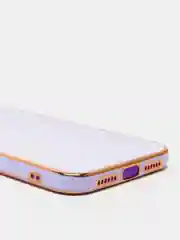 Лавандовый дизайнерский чехол для айфон NANARUSI с квадратной рамкой Apple IPhone