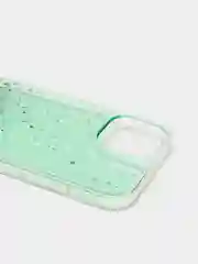 Бирюзовый чехол на iphone 12 pro на шнурке