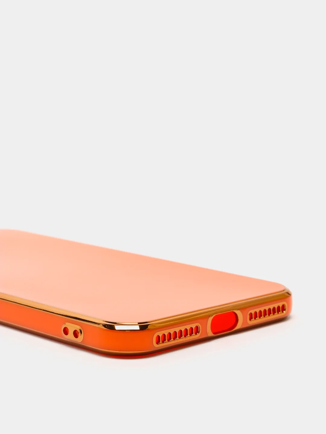 Красный дизайнерский чехол для айфон NANARUSI с квадратной рамкой Apple IPhone
