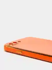 Красный дизайнерский чехол для айфон NANARUSI с квадратной рамкой Apple IPhone