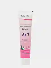 Eveline Cosmetics Крем для депиляции УЛЬТРАНЕЖНЫЙ 3в1 с Алоэ Вера и протеин.Шёлка, 125мл