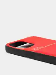 Красный чехол для айфон текстурный матовый с магнитной вставкой из ТПУ для iPhone IHaitun