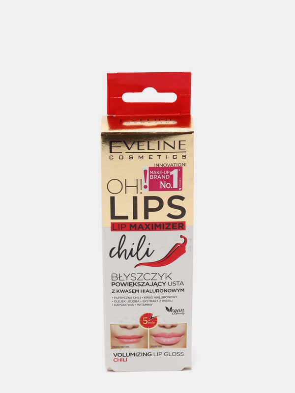 Eveline Cosmetics Блеск для увеличения объема губ ЧИЛИ OH! MY LIPS, 4,5 мл