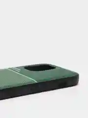 Зеленый чехол для айфон текстурный матовый с магнитной вставкой из ТПУ для iPhone IHaitun