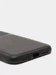 Черный чехол для айфон текстурный матовый с магнитной вставкой из ТПУ для iPhone IHaitun