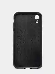 Черный чехол для айфон текстурный матовый с магнитной вставкой из ТПУ для iPhone IHaitun