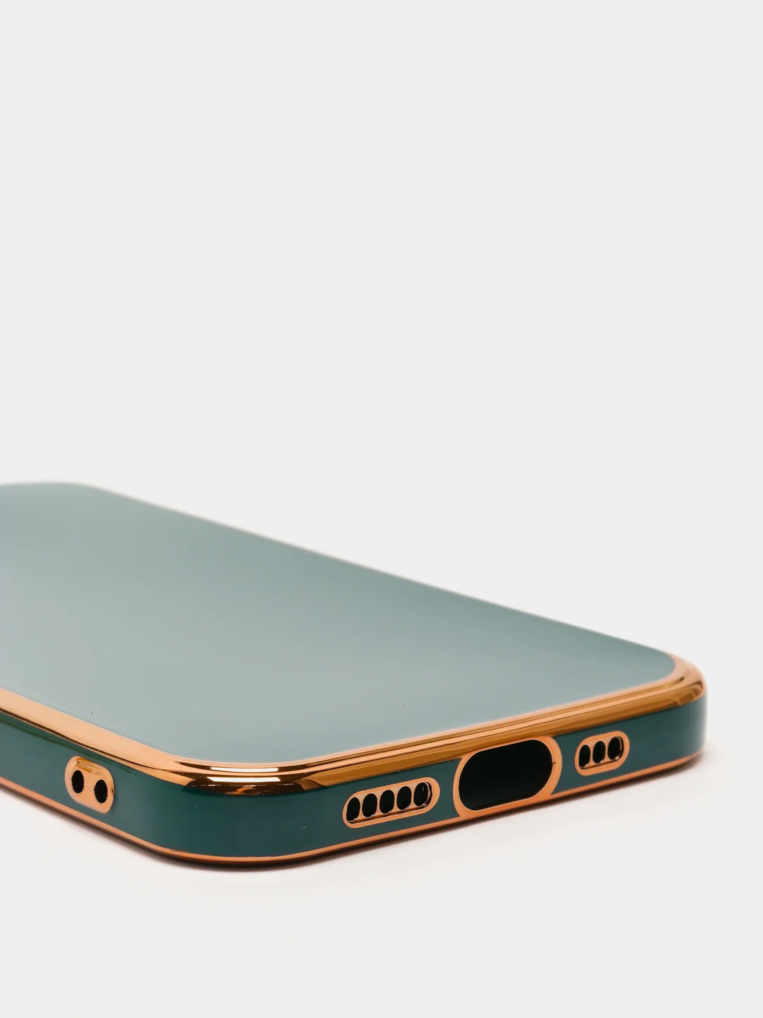 Зеленый дизайнерский чехол для айфон NANARUSI с квадратной рамкой Apple IPhone