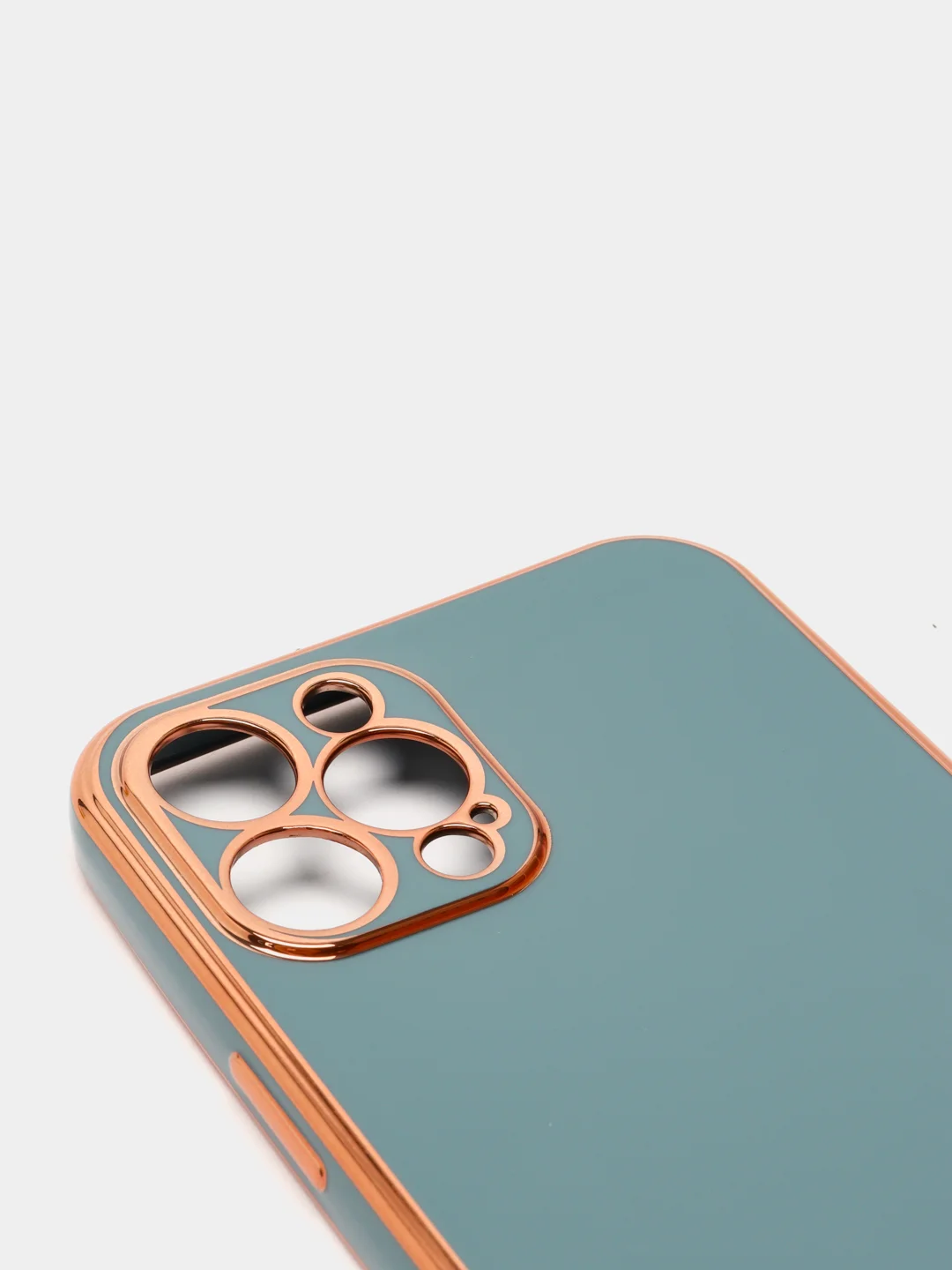 Бирюзовый дизайнерский чехол для айфон NANARUSI с квадратной рамкой Apple IPhone