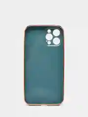 Бирюзовый дизайнерский чехол для айфон NANARUSI с квадратной рамкой Apple IPhone