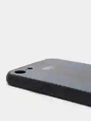 Синий чехол для Айфон в стиле Porsche из TPU c вставками из кожи и магнитом подставкой Phone