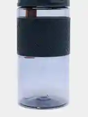 Черный бутылка спортивная для воды с силиконовым поильником 18,5x8,5см, 500мл