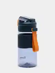 Черный бутылка спортивная для воды с силиконовым поильником 18,5x8,5см, 500мл
