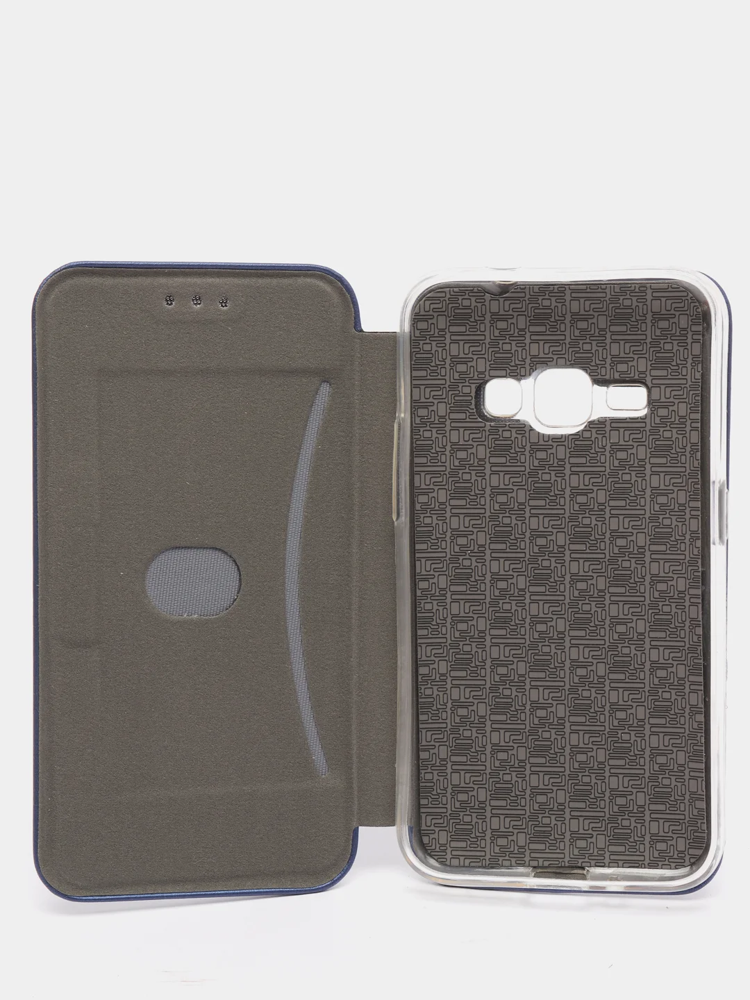 Синий чехол книжка Samsung Galaxy J1 2016 / J120