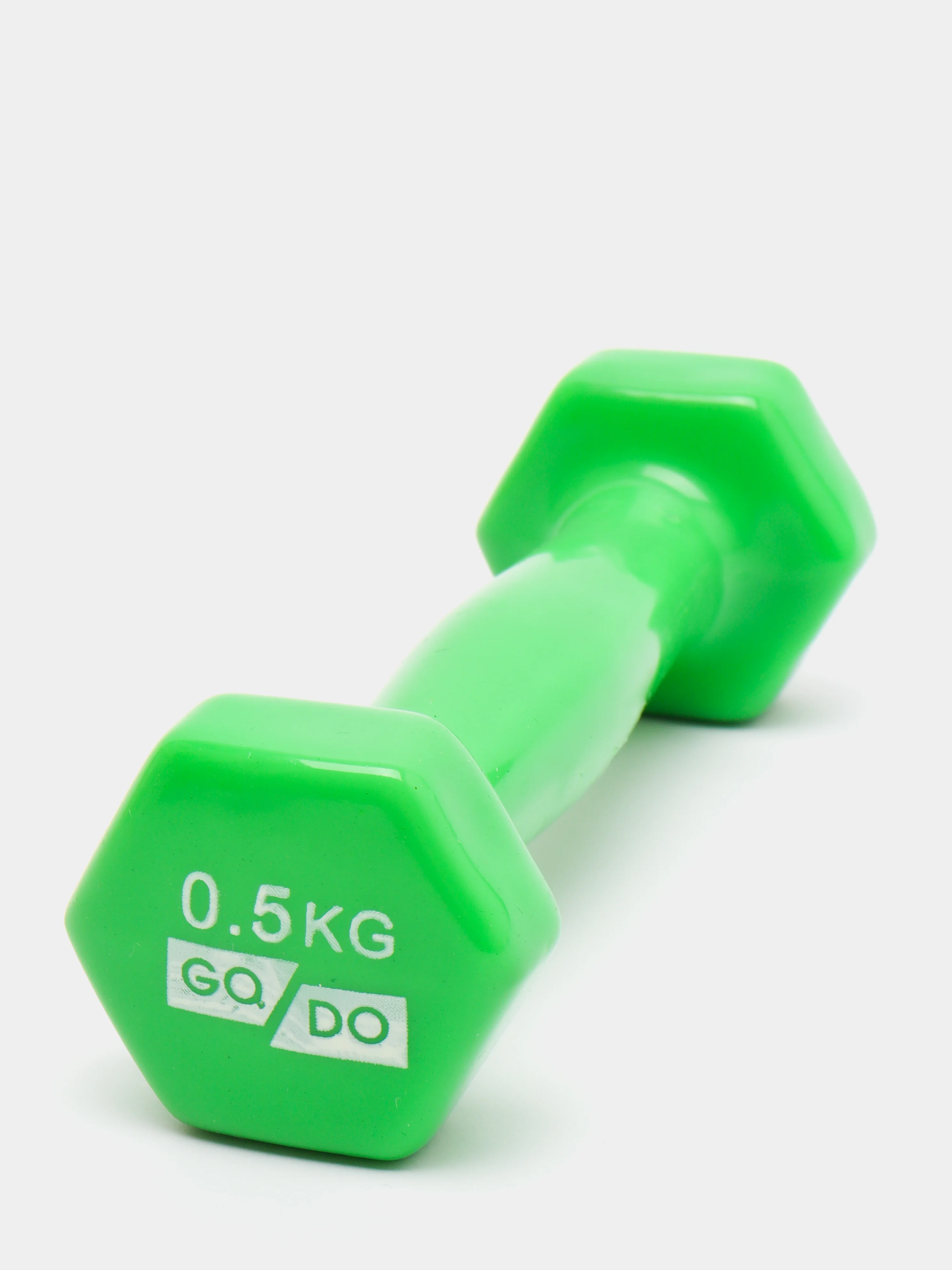 Желтый гантель виниловая GO DO
