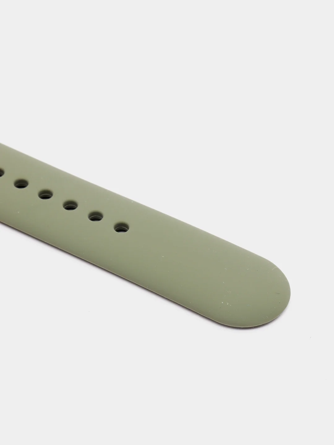 Приглушённый хаки силиконовый ремешок для Apple Watch 42/44