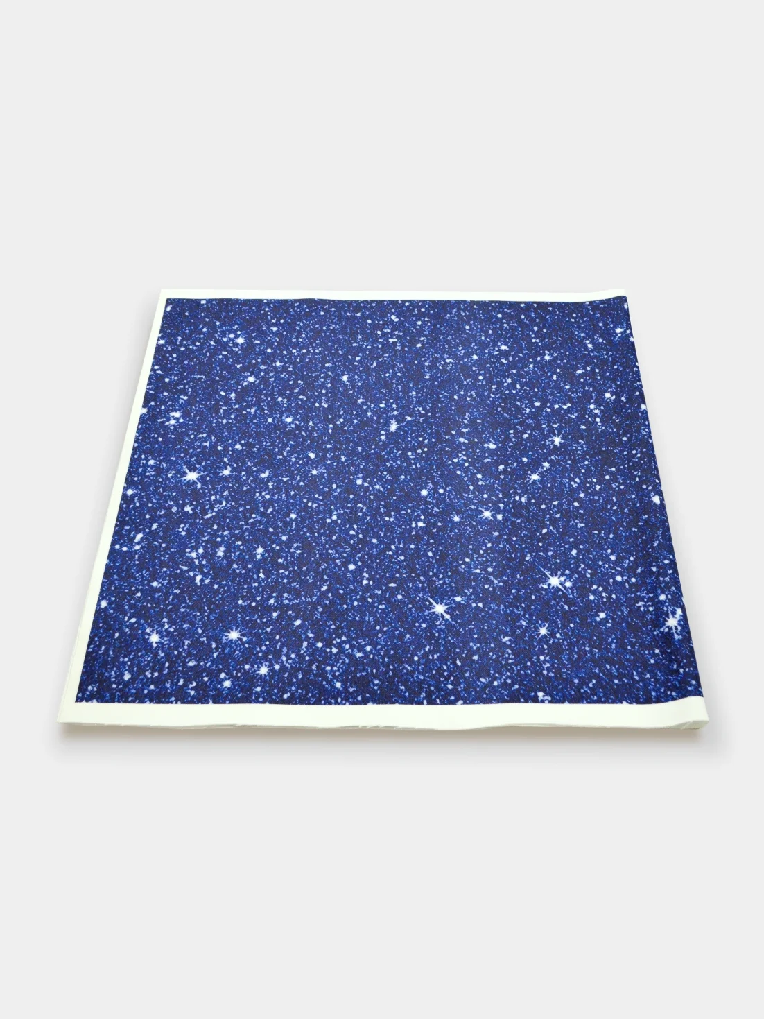 Синий ткань для шитья и рукоделия, интерьерная ткань, коллекция "Christmas blue" 150х75 см