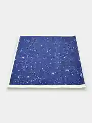 Синий ткань для шитья и рукоделия, интерьерная ткань, коллекция "Christmas blue" 150х75 см