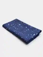 Синий ткань для шитья и рукоделия, интерьерная ткань, коллекция "Christmas blue" 150х75 см
