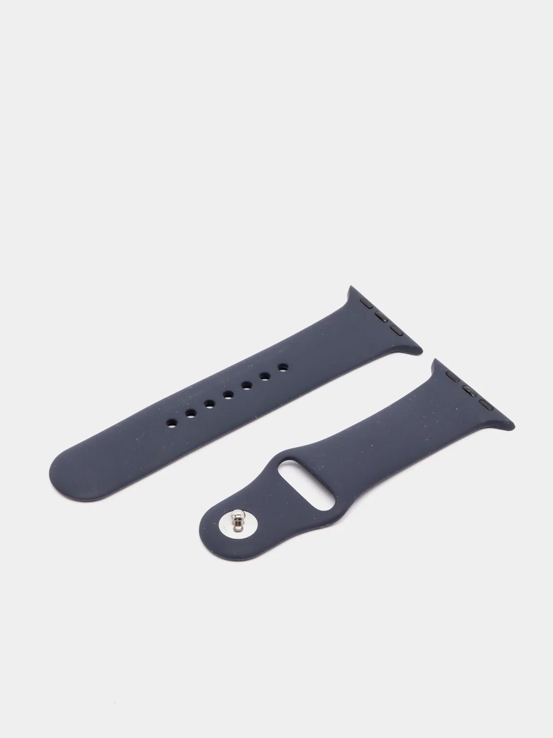 Темно-синий бампер с защитным стеклом и ремешком для Apple Watch 42 мм