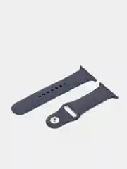Темно-синий бампер с защитным стеклом и ремешком для Apple Watch 42 мм