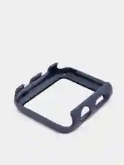 Темно-синий бампер с защитным стеклом и ремешком для Apple Watch 42 мм