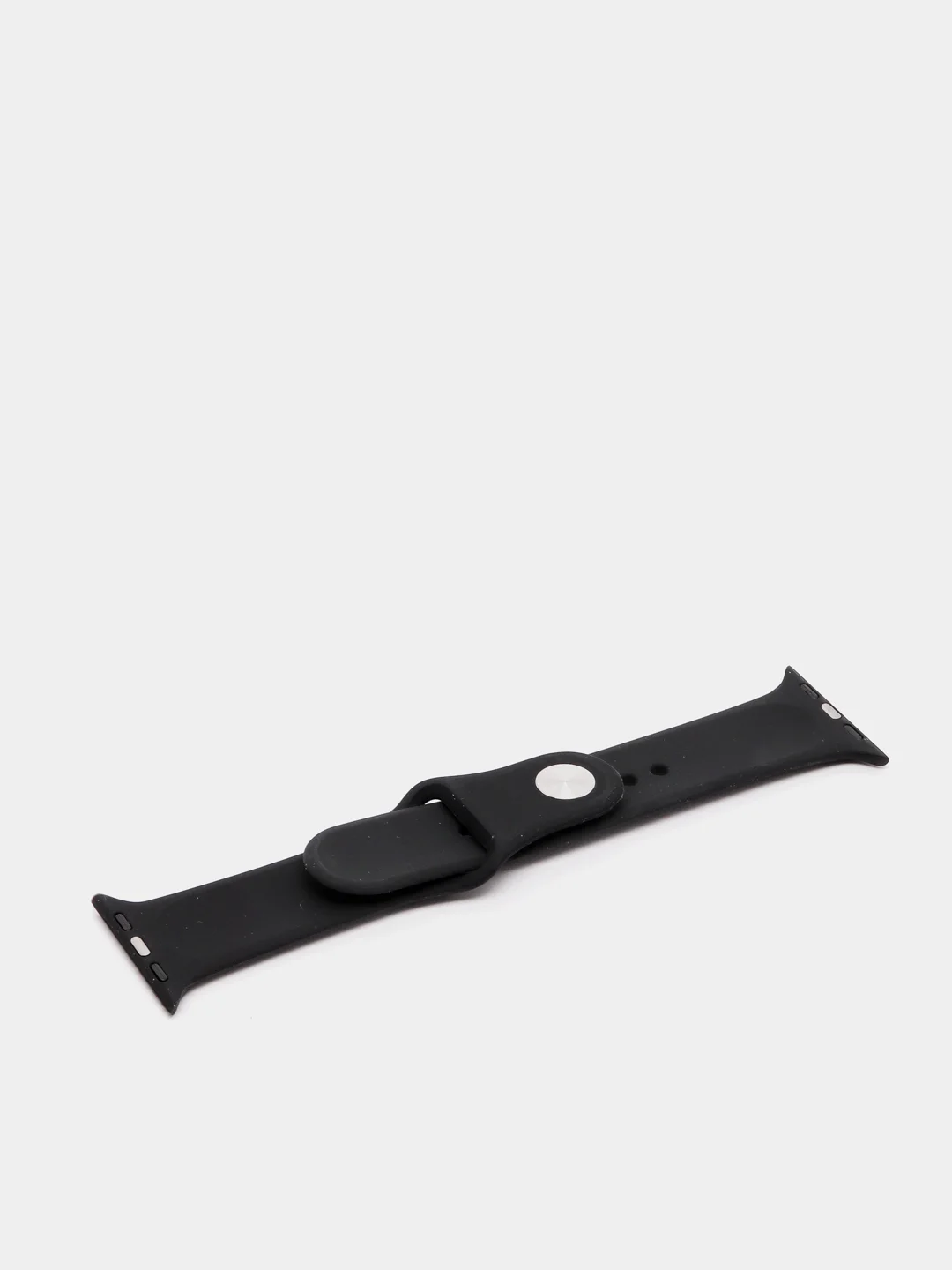 Черный силиконовый ремешок для Apple Watch 38/40