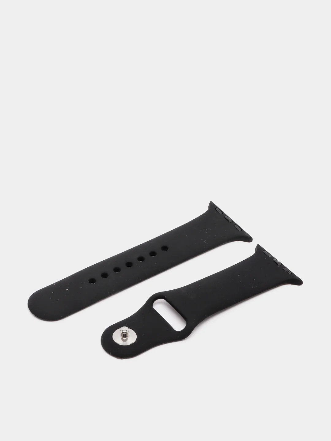 Черный силиконовый ремешок для Apple Watch 38/40